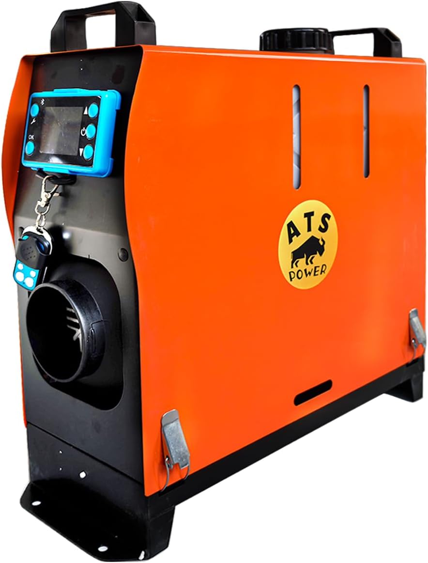5KW Diesel Air Heater - 12V-24V Portable Diesel Heater with 0.25-0.5L/H Fuel Consumption, -35°C to 30°C Working Temp for RV, Truck, Boat, Camping
