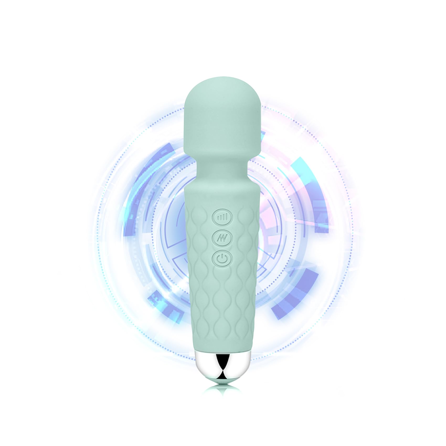 Made of Soft PVC - Perfect for Travel Manual Back Massagers & Home Use (Green)