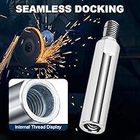 Vista 8 de Barra de extensión de amoladora angular mejorada, palanca adaptadora de máquina pulidora de rosca M10, extensión de amoladora angular para amoladora