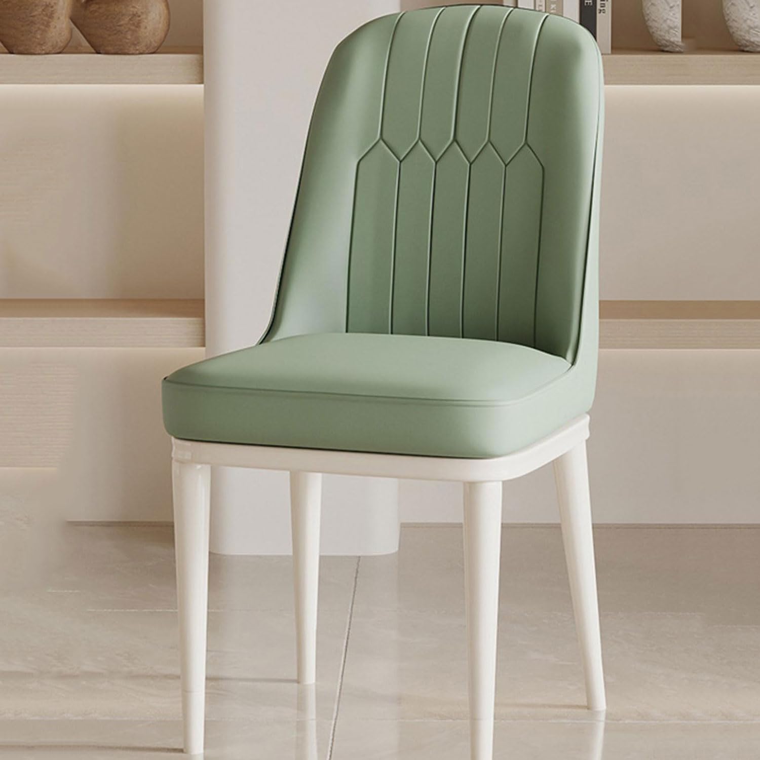 Chaise de bureau et salon tapissée avec dossier ergonomique confortable