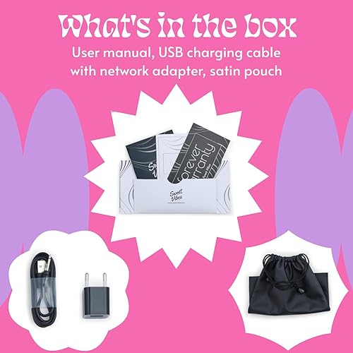 Miniatura 5 de Sweet Vibes The Perfect Match  Flexible Rabbit Vibrator Sex Toy for Women  Couples G Spot and Clitoral Stimulator Vibrator Pink