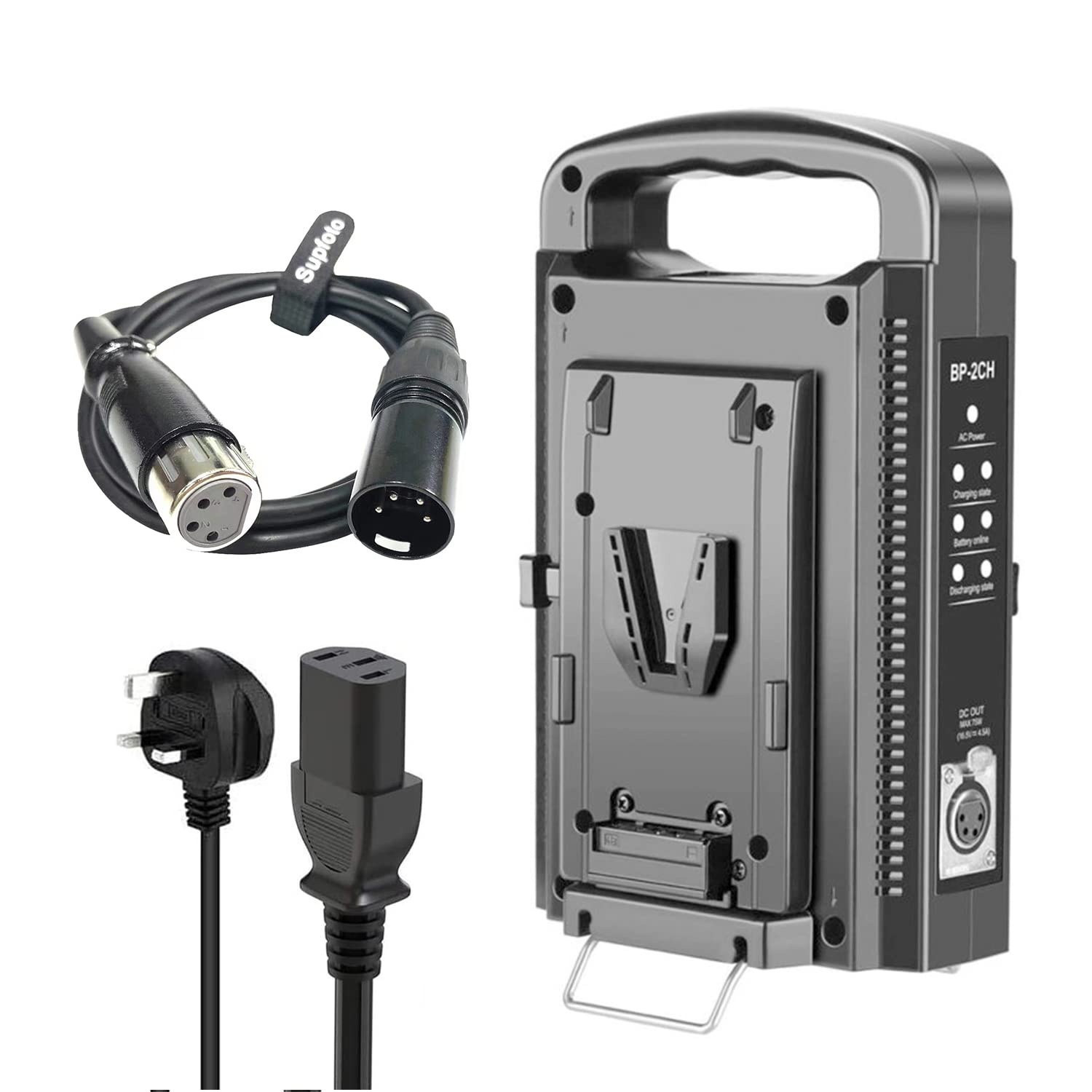 Chargeur Batteries V-Mount Calumet Double Port – Pour Li-ion, Modèle Démo