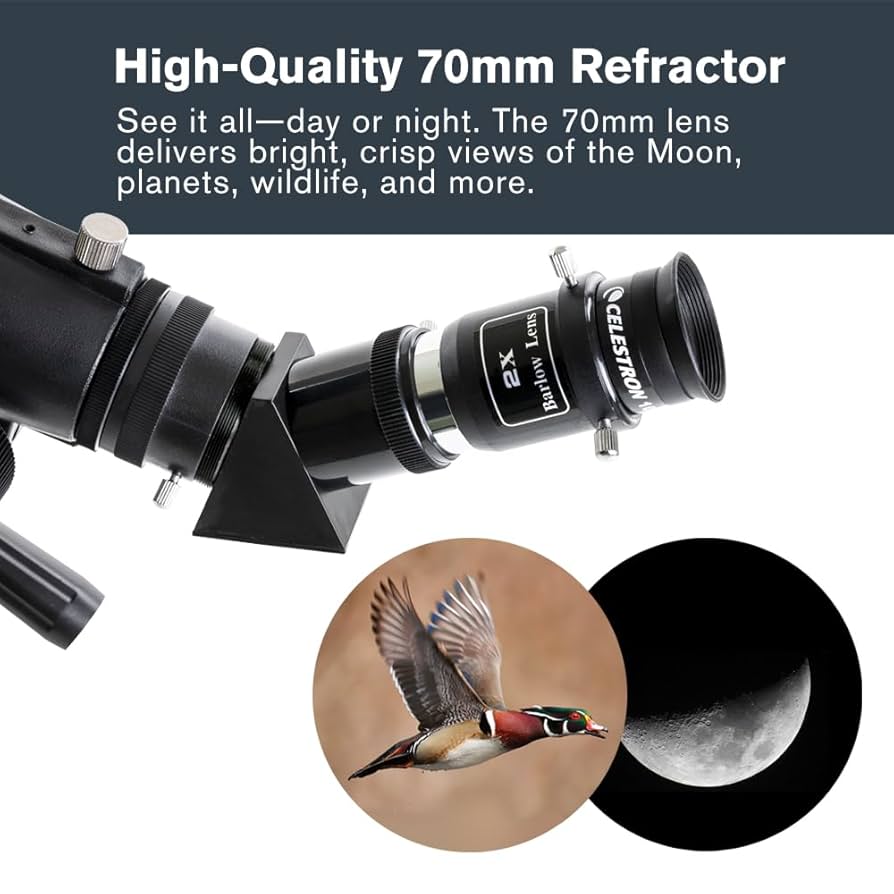 Amazon.com: Celestron Travel Scope 70DX Portable Refractor