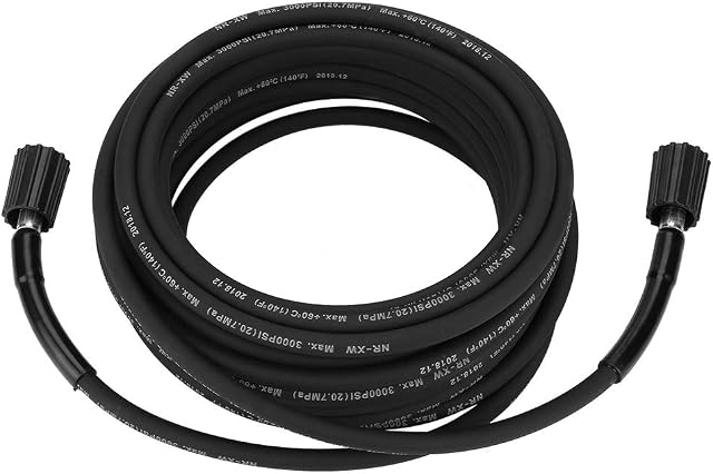 Pressure Washer Hose - 15M High Pressure Washer Replacement Extension Hose for M22 Cleaning Tools
