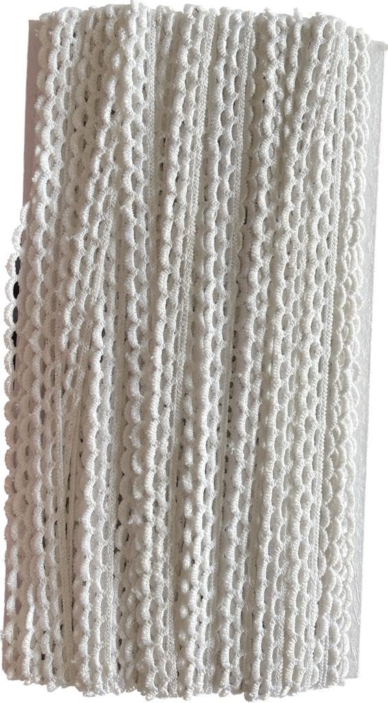 Aerene lace, GPO lace (White) (20 Mtrs. x 2 cms) Trims Used for Suits, Dresses, Embroidery, Crafts, Curtains, Home Decor, Sewing