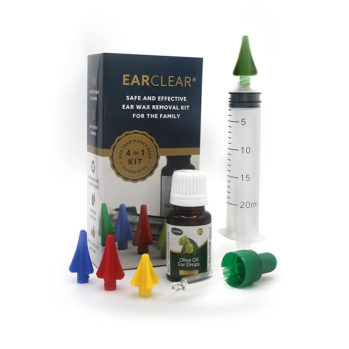Buy Ear Wax Removal Kit by EarClear. Ear Cleaner Tool with 4 Different