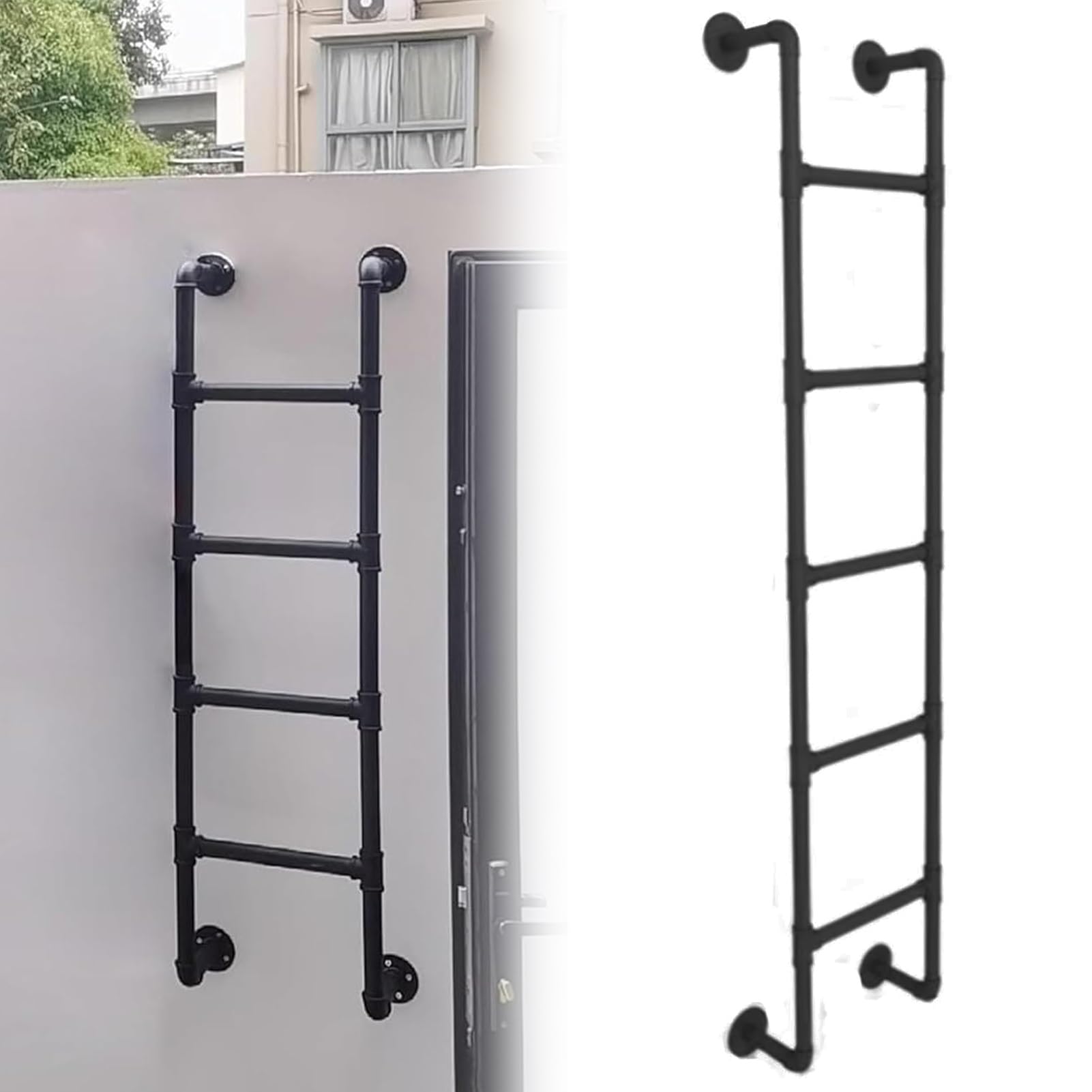 Échelle de secours pour fenêtre de sous-sol : résolvez le manque d'issue de secours murale