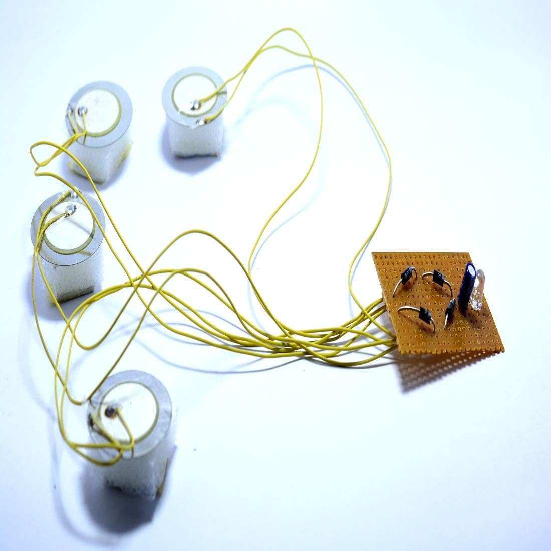 PZT Sensor Power Generation Circuit, Multicolour - Science Kit - Educational Science Kit - Physics - Unisex - Kids, Teenagers - Age 6+