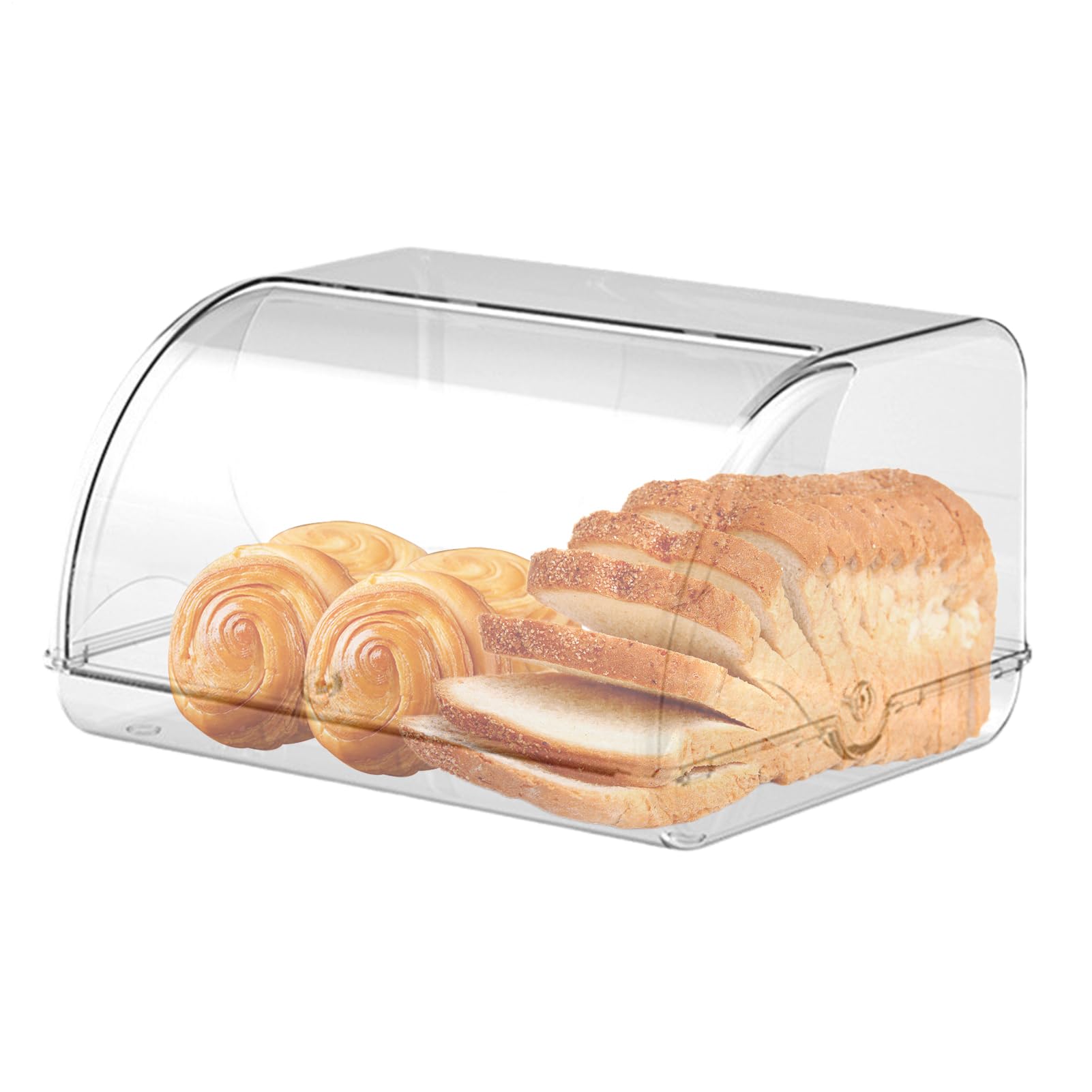 Scatola Per Bancone Da Cucina - Scatola Di Paiń In Trasparente | Organizzatore Alimentare Ermetico Con Coperchio, Contenitore Di Stoccaggio A Per | Organizzatore Da Bancone