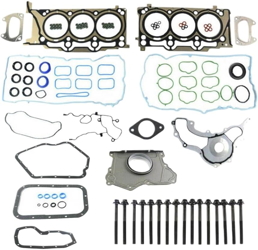 Cylinder Head Gasket Set And Bolt Fit 3.6 L V6 Gas ERB ERC Compatible With Caravan Ram 3.6L 11 20