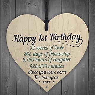RED OCEAN 1st First Birthday Baby Daughter Son Grandson Grandaughter Nephew Niece