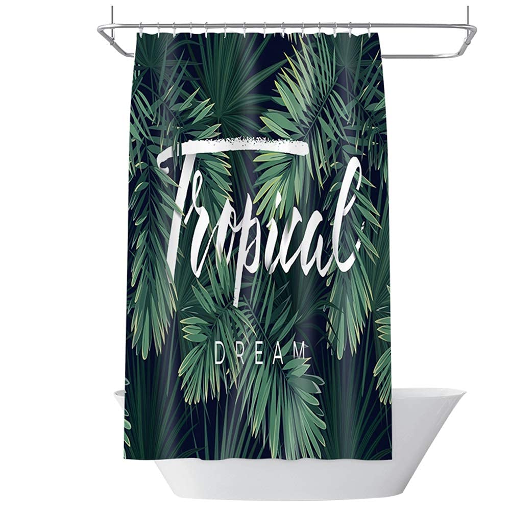 Rideau de bain en tissu polyester pour retrouver une douche saine