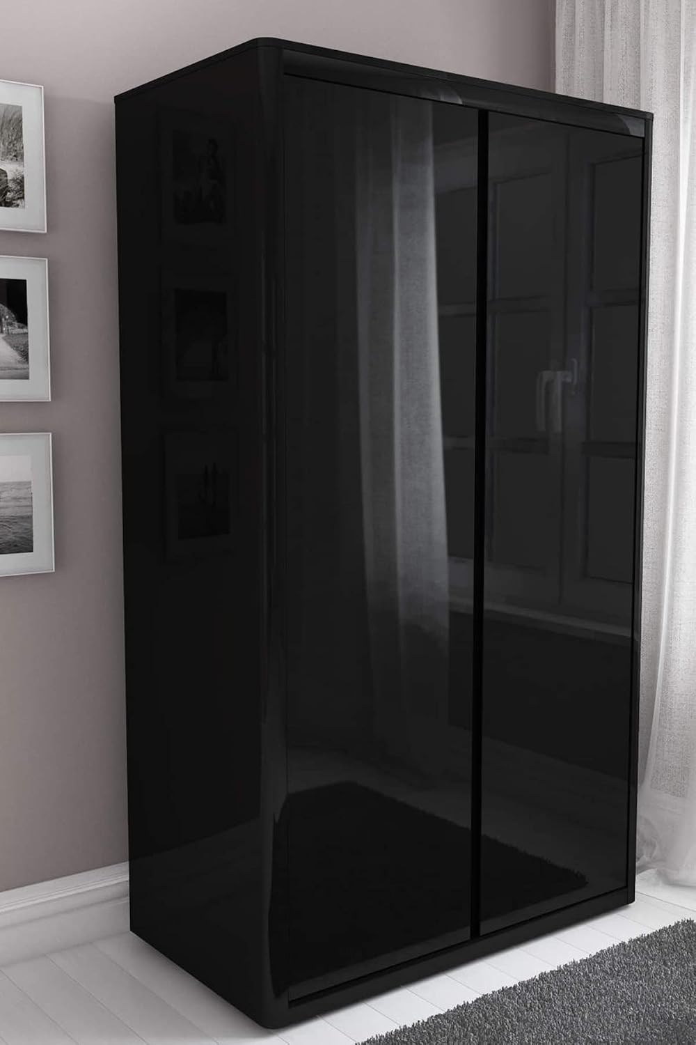 Parlak Siyah Kendinden Yapışkanlı Kaplama Folyosu 61 CM X 3 MT