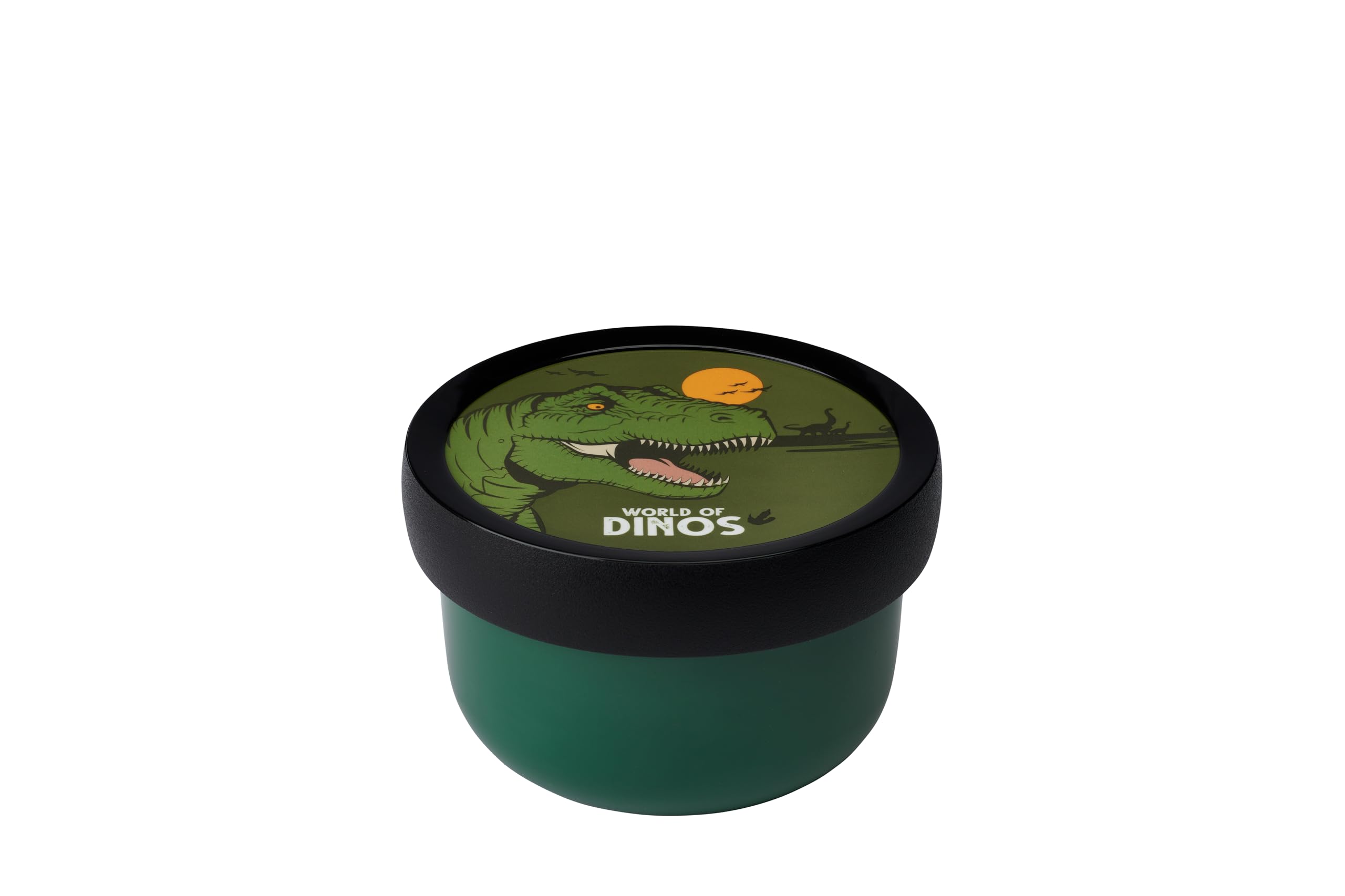 Mepal Dino - Fruitbox Campus - Snack Box For Kids - Dishwasher And Microwave Safe - Bpa Free - 300 Ml