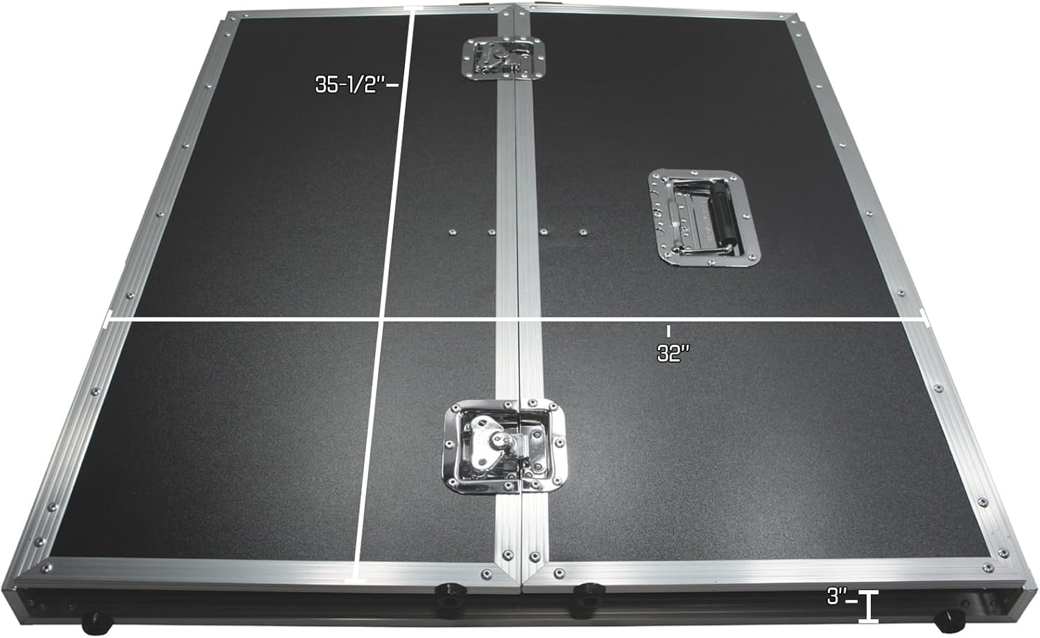 Harmony Audio Case HCSTAND36 DJ 36" x 33" Fold Out Station Stand Compatible with Full Size Coffin