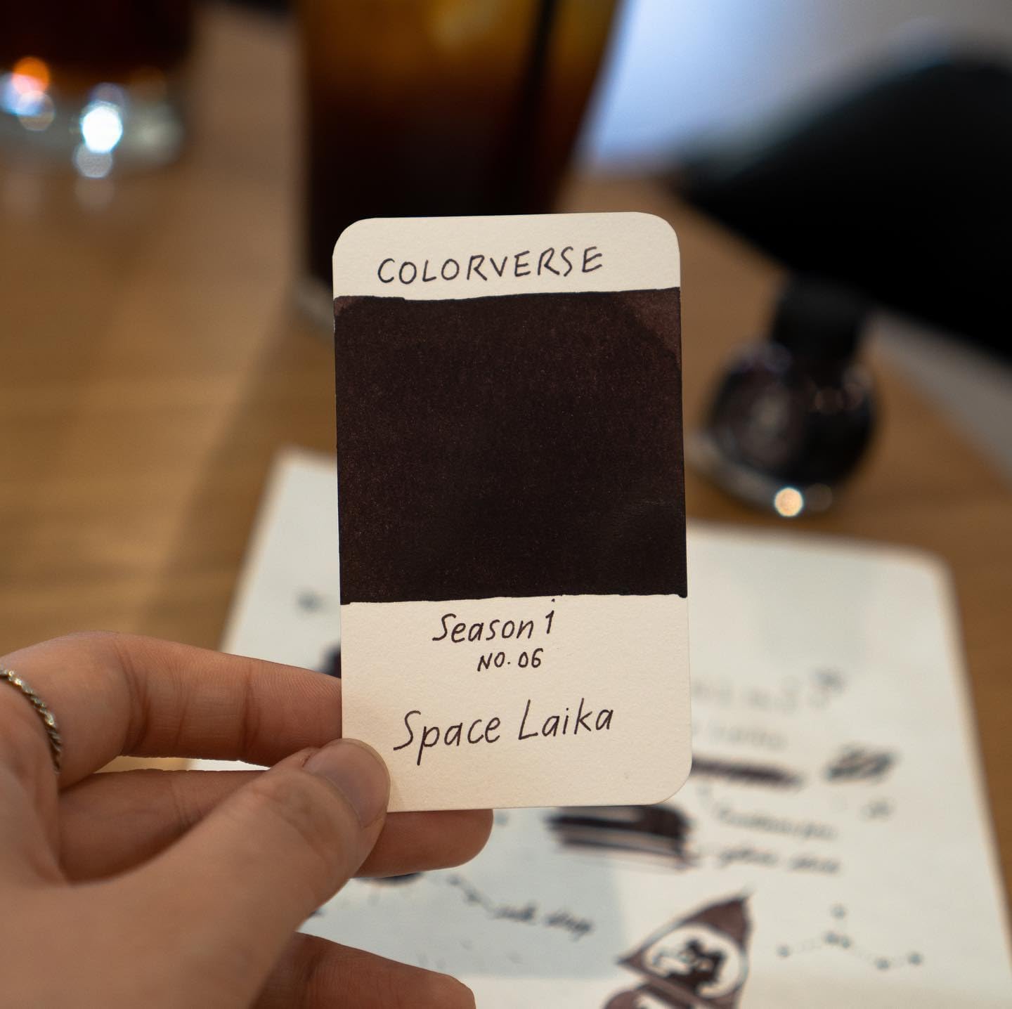 Colorverse Ink - Spaceward -No. 6, Space Laika (65ml & 15ml) Fountain Pen Ink