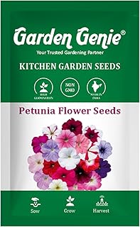 Garden Genie Petunia Flower Seeds | 1 Packet (200 Seeds) | Mix Colour Petunia Seeds for Planting | Easy to Grow Flower Seeds for Home Garden Pots & Beds-picture-23