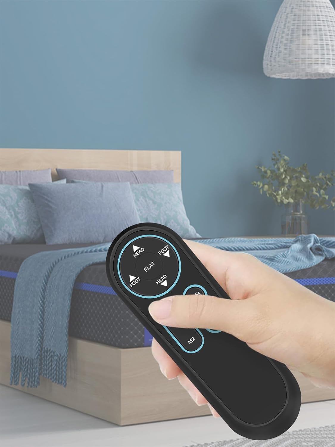 Replacement Remote Control Compatible with iDealBed S4 Nebula Luxury Hybrid Mattress + 3i Custom Adjustable Bed