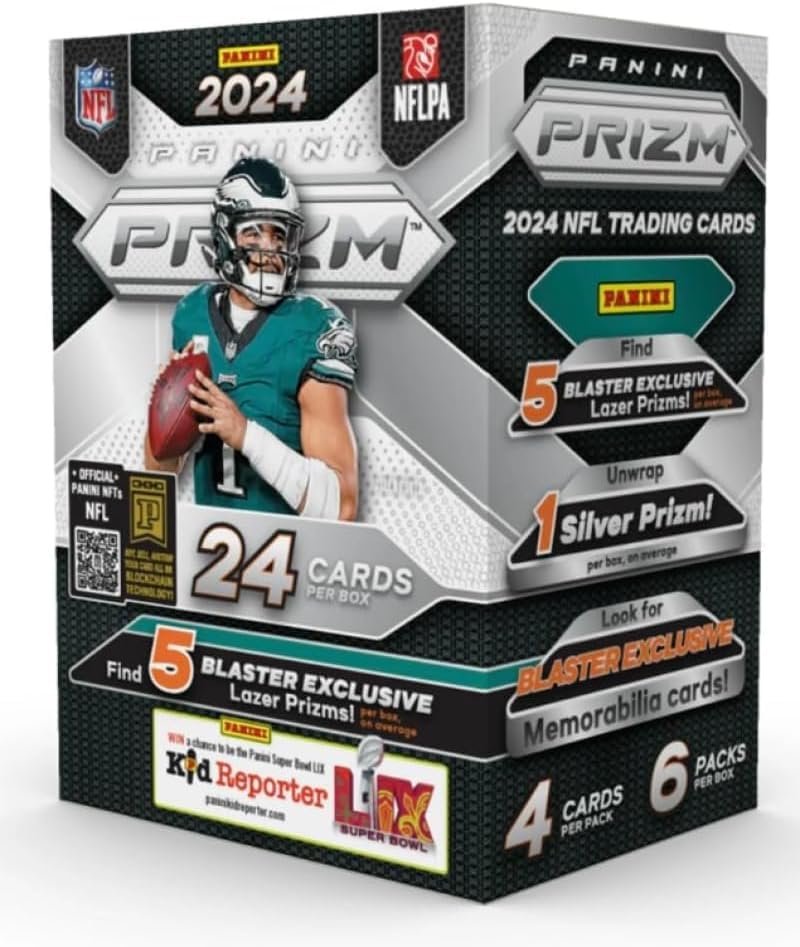 Amazon.com: 2024 Prizm Football Blaster Box (24 Cards/Box