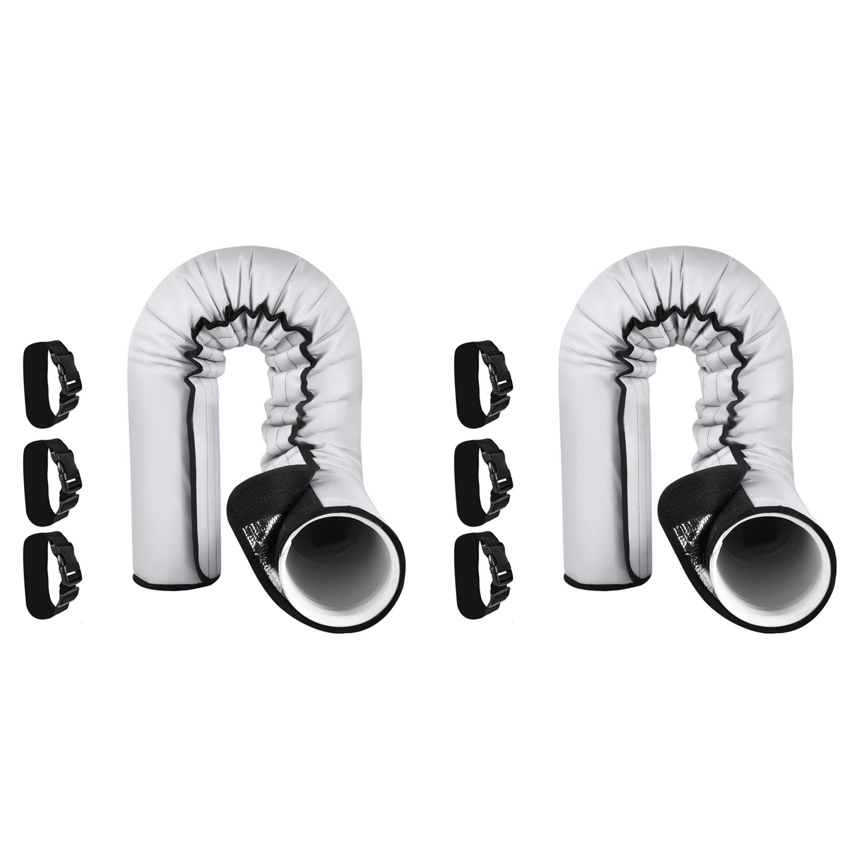 Manchon isolant pour tuyau de climatiseur portable de 5 et 5.9 pouces x2