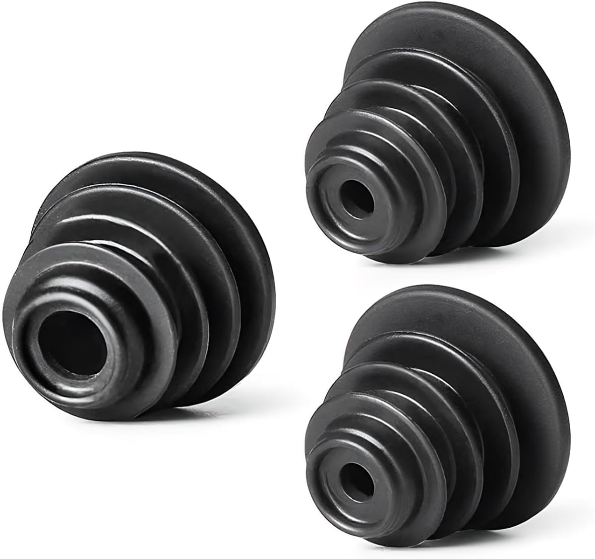 Water Tank Soft Rubber Plug Compatible with Ecovacs Robot Vacuums | (3 Pcs) Replacement Rubber Sealing Rings Compatible with Ecovacs DEEBOT X1, T10, N9+, T20, X1S Base Water Tanks