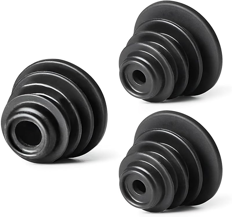 Water Tank Soft Rubber Plug Compatible with Ecovacs Robot Vacuums | (3 Pcs) Replacement Rubber Sealing Rings Compatible with Ecovacs DEEBOT X1, T10, N9+, T20, X1S Base Water Tanks