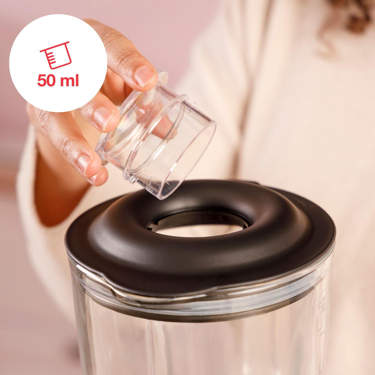 Solac - Batidora de vaso Promixter 2000 W | Jarra de vidrio de 1.75L | 5 velocidades + PULSE| 6 Cuchillas de Acero | Rompehielo | Perfecto para batidos, recetas, milkshakes