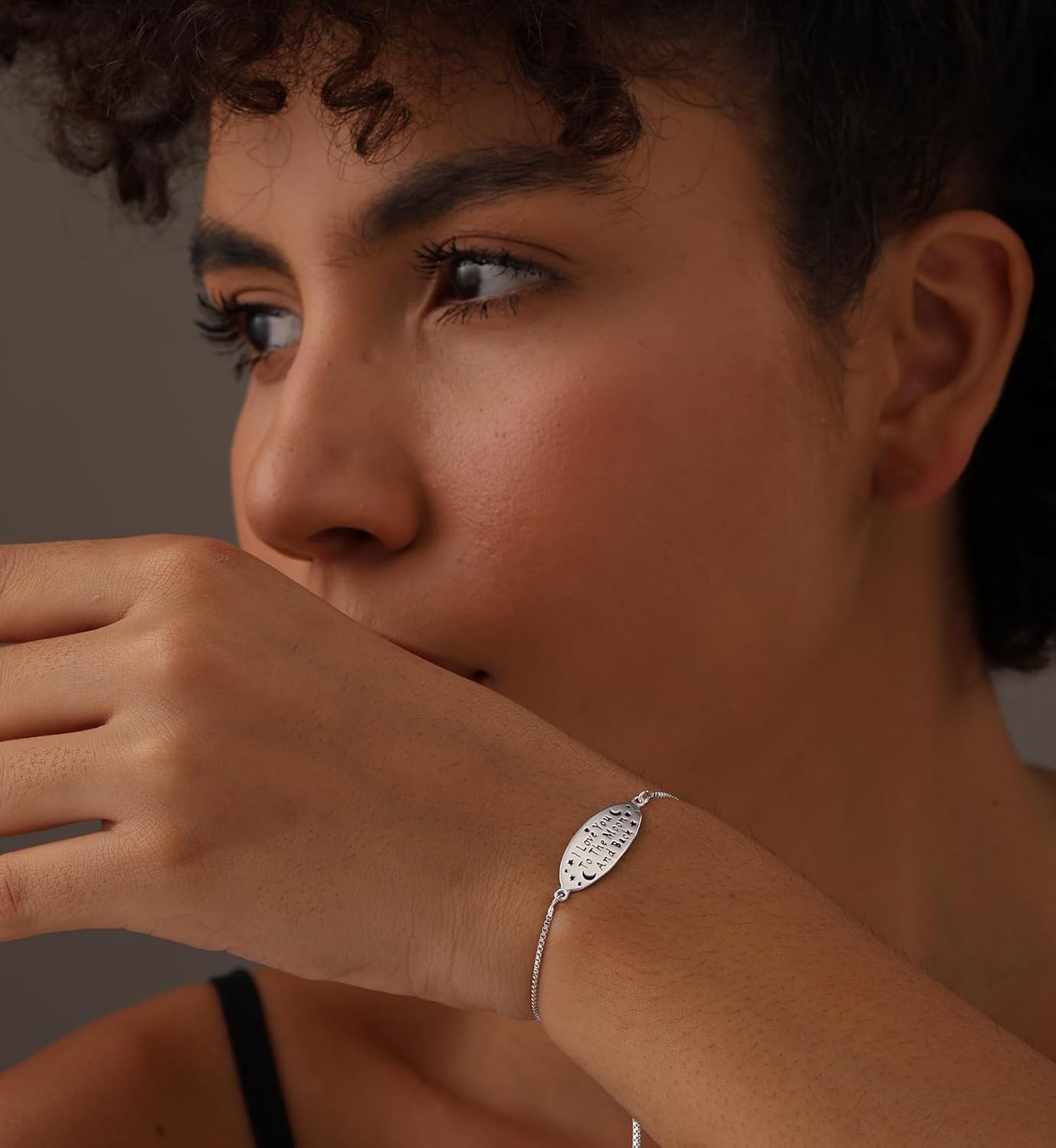 LeCalla 925 Sterling Silver Sliding Bolo Bracelet | Lightweigh Adjustable Chain Bracelets for Women | Valentine's Day Gift Friendship Sister Mom - Image 2