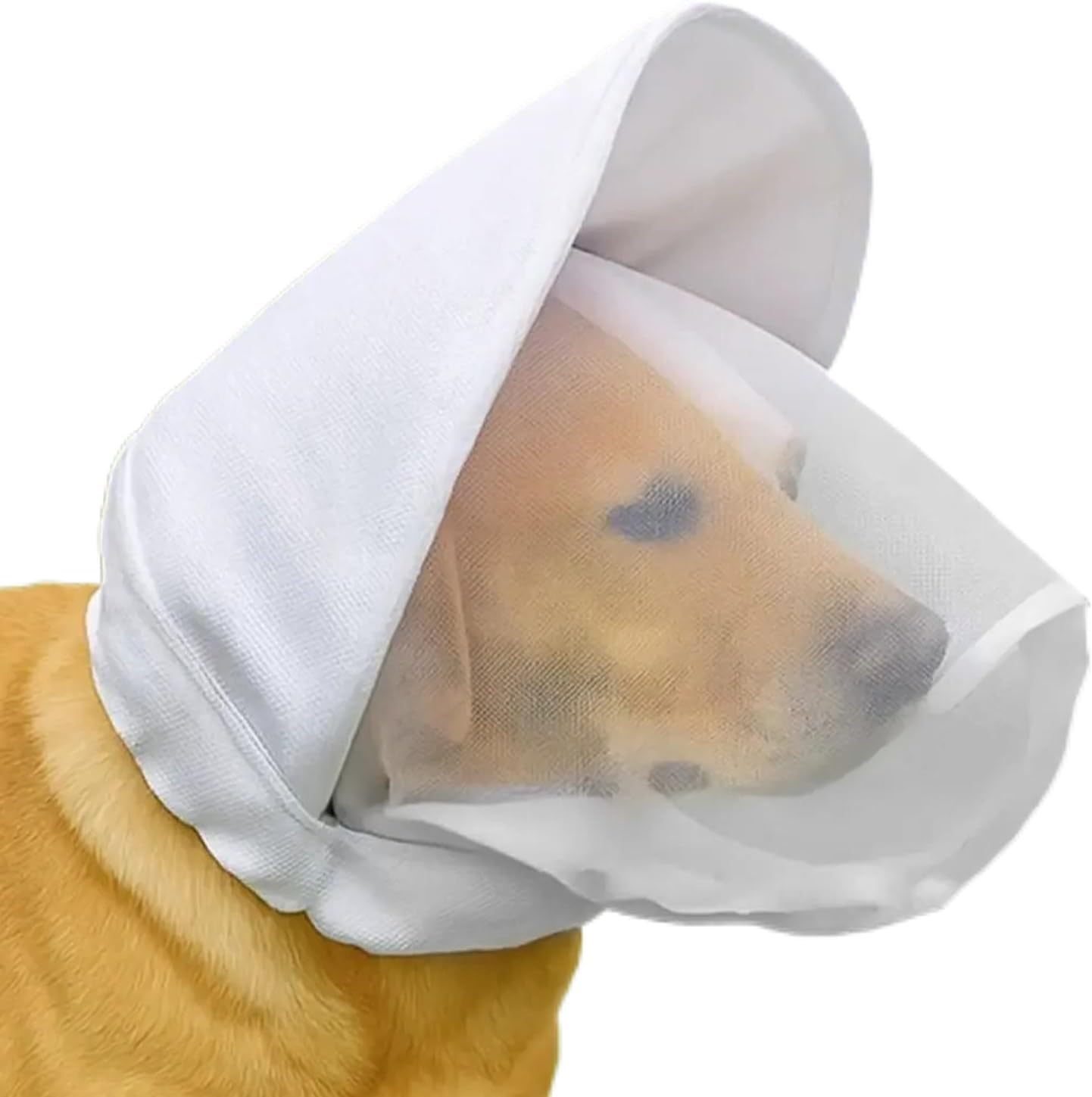 Réseau pour la tête de chien, respirant, réglable, protection de la tête en tissu maillé pour les chiens en plein air – pour les races petites et moyennes, les chiots, les voyages, les activités de