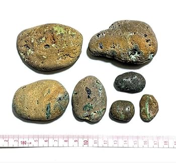 国産青アゲート ドロップ型 錦石 ブルーレースアゲート 原石