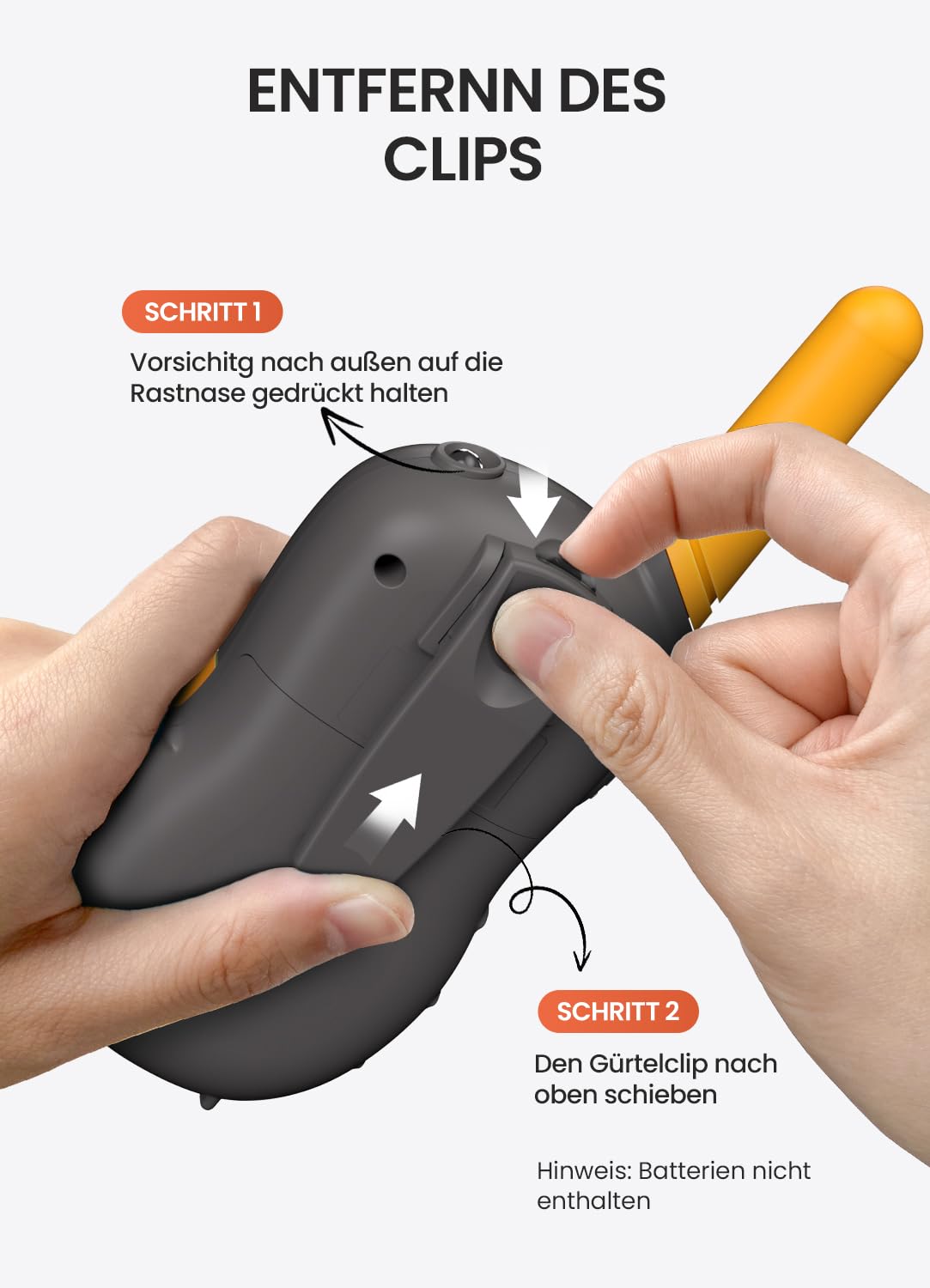 FOREDOM Walkie Talkies für Kinder Walkie Talkies Funkgeräte Set Spielzeug für Jungen & Mädchen 3-12 Jahre, Umhängeband, Geschenke Outdoor-Abenteuer – 2er Set