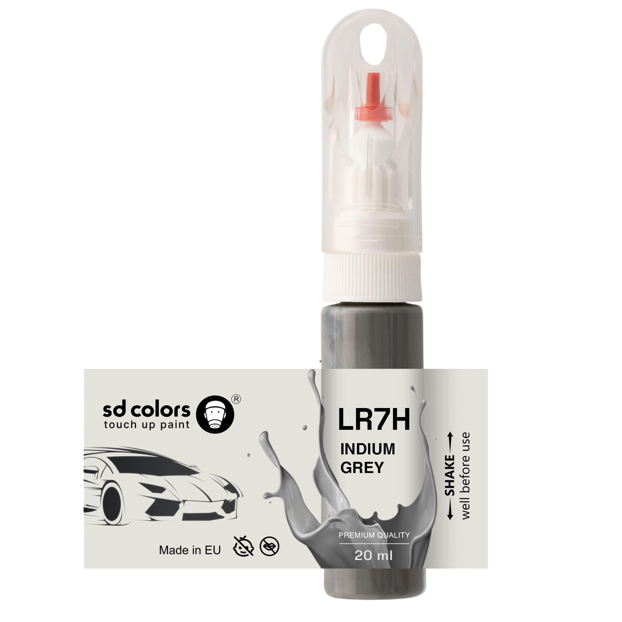 Sd Colors Indian Grey Indium Grey Lr7h H2 X3 Touch Up 20 Ml Paint Brush Repair Scratch Chip (Just Paint)