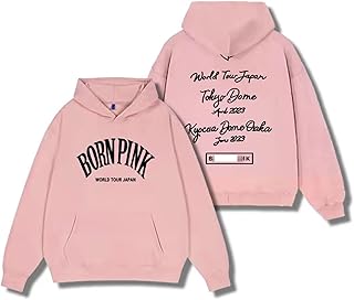 Comprar MURQ BLI-NK Album Born Pink Sudadera con capucha K-Pop Support Sudadera estampada Camisas sueltas de algodón