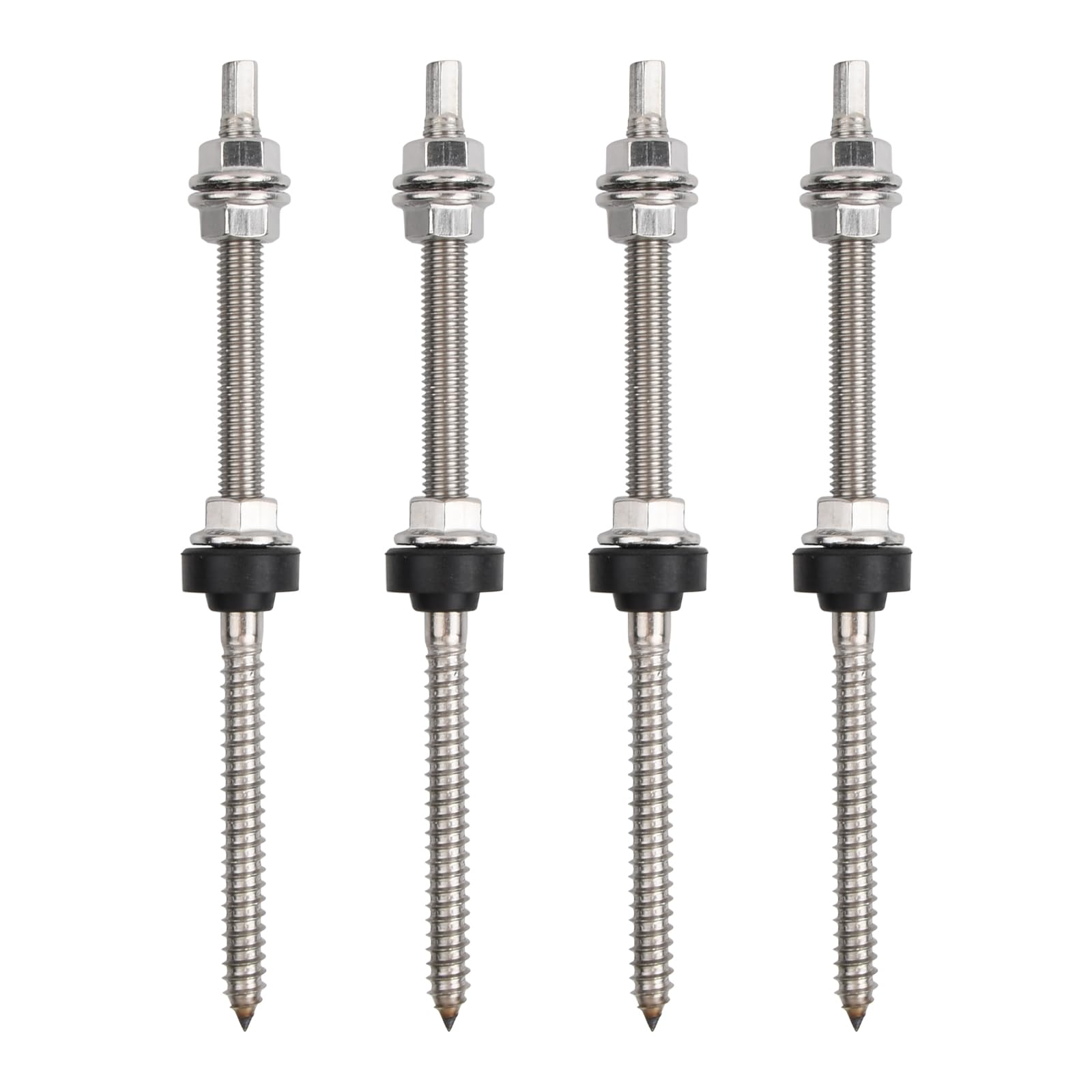 Eindrehwerkzeug Für Stockschrauben M8 X 50 Mm – 5 Stück Im Set, 6-kant Schaft 1/4"