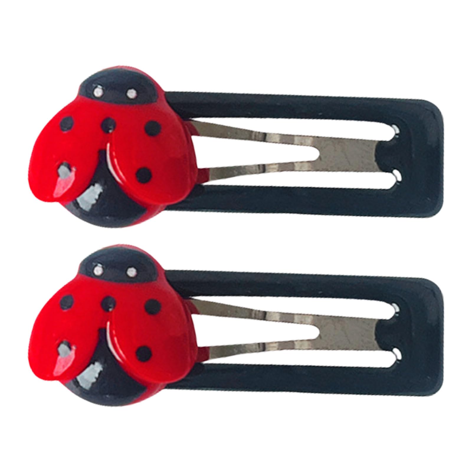 Nawwgy Ladybirds Shape Hairpin Elegant Hair Clip Adjustable Barrettes Sweet Hairpin for Office and Home Use