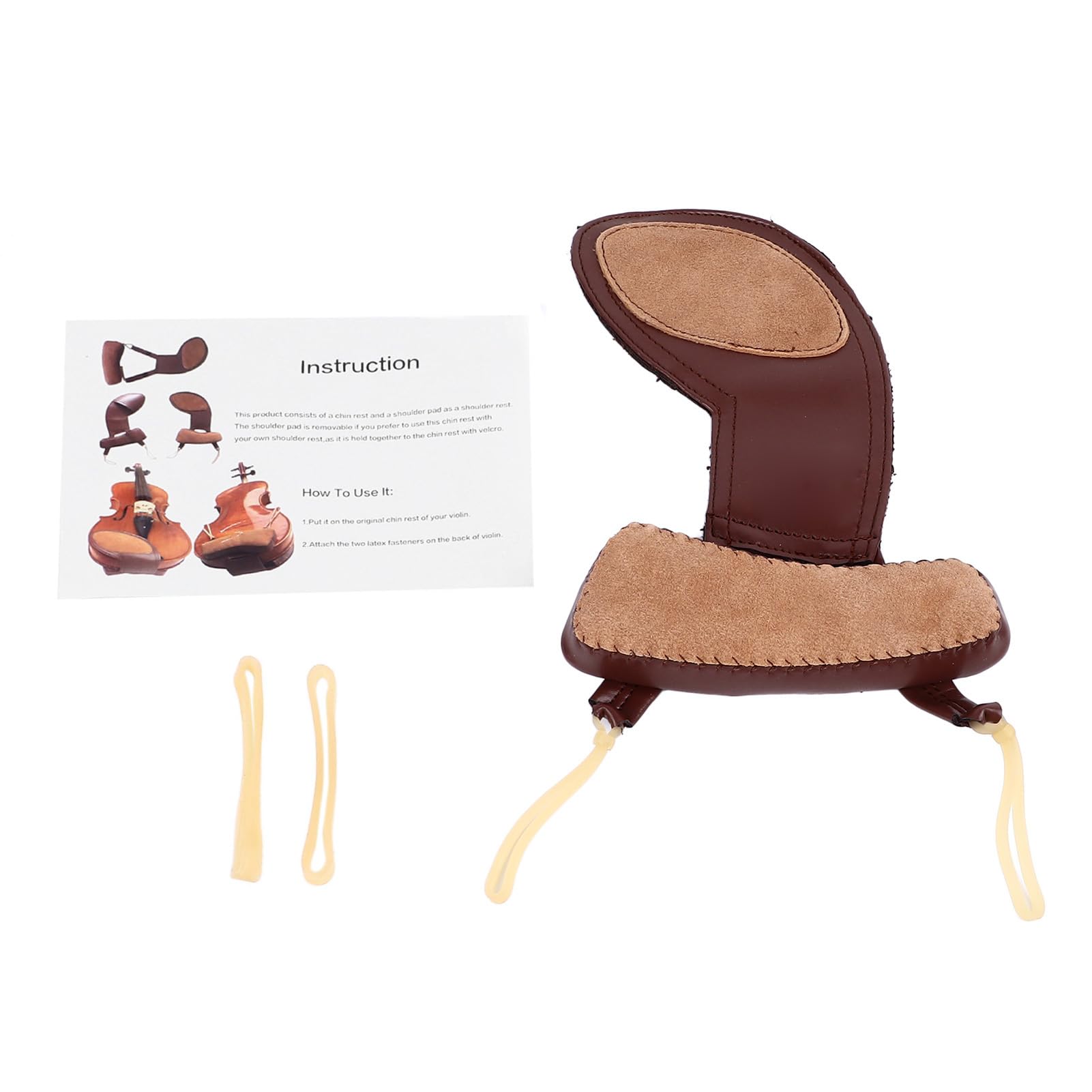 Ergonomiczna poduszka na ramię do skrzypiec HaloVerde z bezpieczną powierzchnią antypoślizgową zapewniającą stabilną obsługę instrumentu, zapewniającą wygodną postawę, podkładka (3/4-4/4)