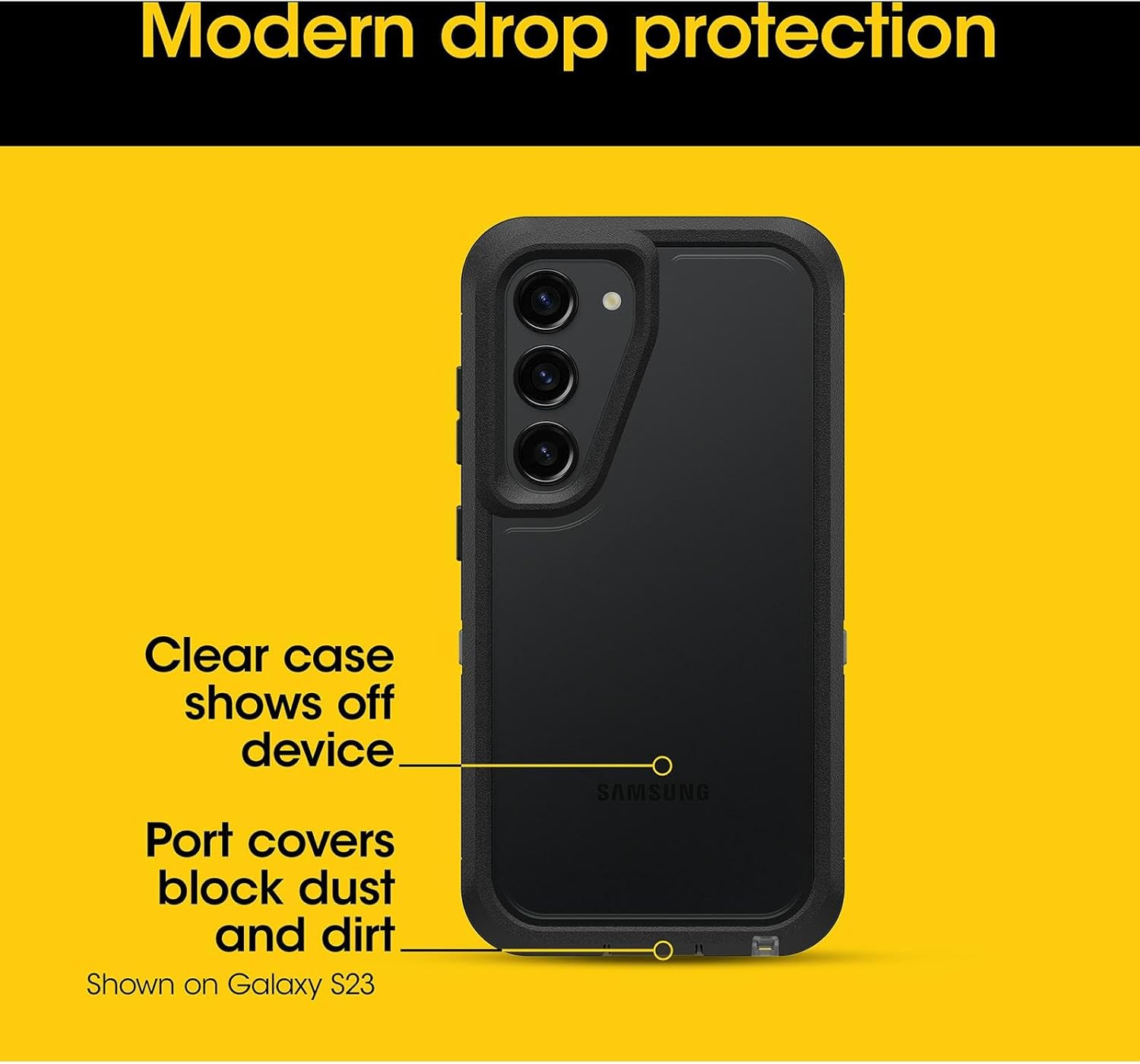 OtterBox Samsung Galaxy S24 (Only) - Defender Series XT Clear Case - Mountain Frost (Clear/Pink) - Screenless - Rugged - Lanyard Attachment - Non-Retail Packaging