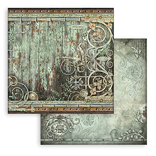 Stamperia Mini Scrapbooking Pad-Backgrounds Magic Forest, Multicoloured, 8 x 8 inches - Image 2