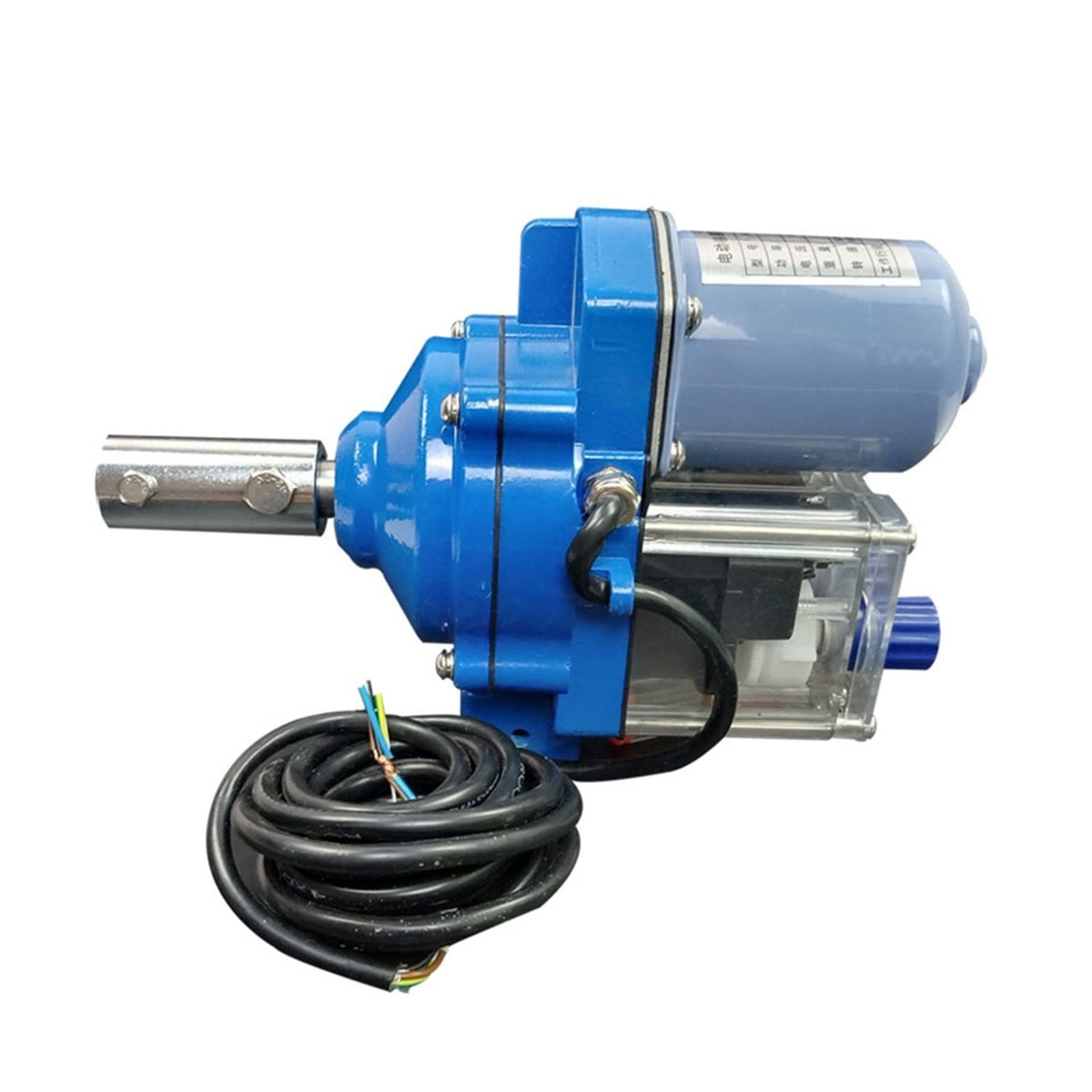 100W Electric Wind Film Machine Waterproof Film Greenhouse Roll Up Motor with Inverted Switch Curtains for Ventilation