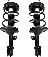 Vista 186 de Detroit Axle - Kit de suspensión delantera de 10 piezas para Chevy Aveo Aveo5 Pontiac G3 Wave 2 Ready Struts Assembly 2 Enlaces de barra