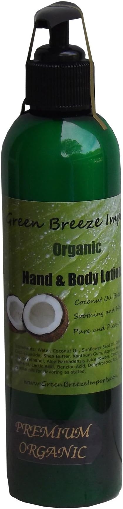 Green Breeze Imports Unscented Organic Body Lotion