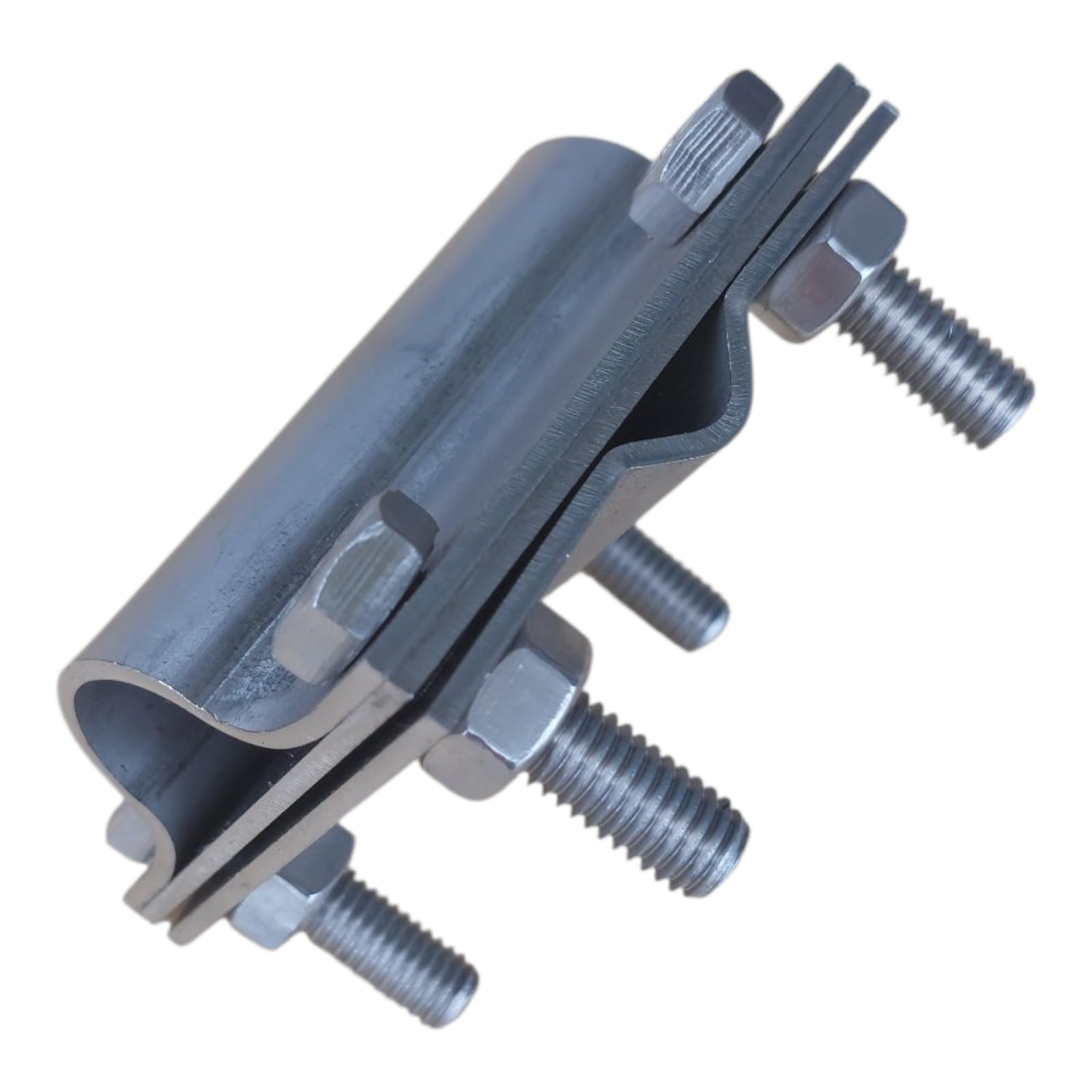 Tiefenerder Ø20mm V4A Edelstahl Erder + Klemme + SDS Max Schlagkopf - von PAG Turbo GmbH® (4m SET + Kreuzverbinder)