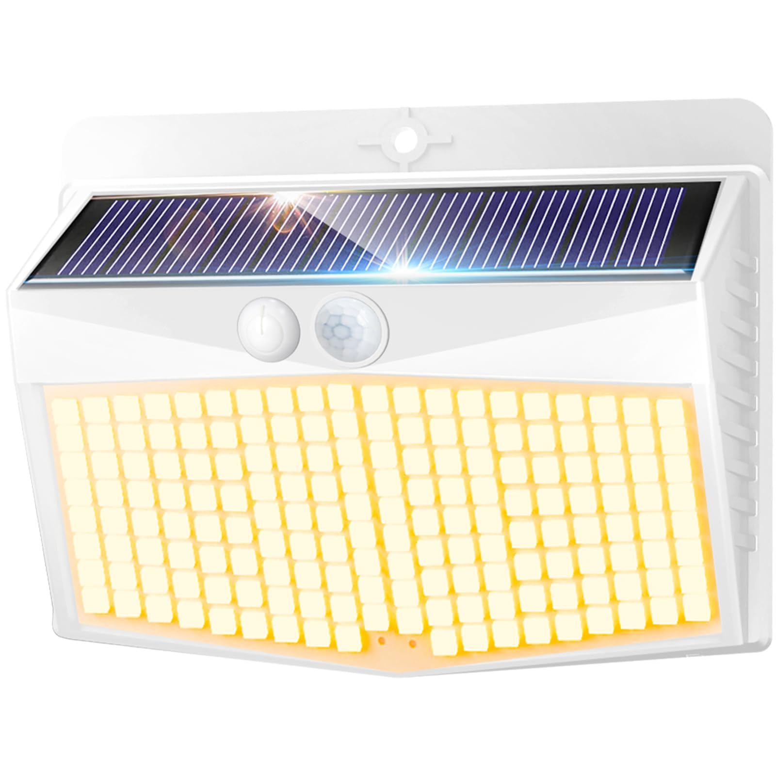 nipify Luz Solar Exterior,3 Modos / 2 Paquete Focos Solares Exterio con Sensor de Movimiento, Impermeable lampara solar exterior para Jardin, Patio, Calle, Patio, Caminos — view 12