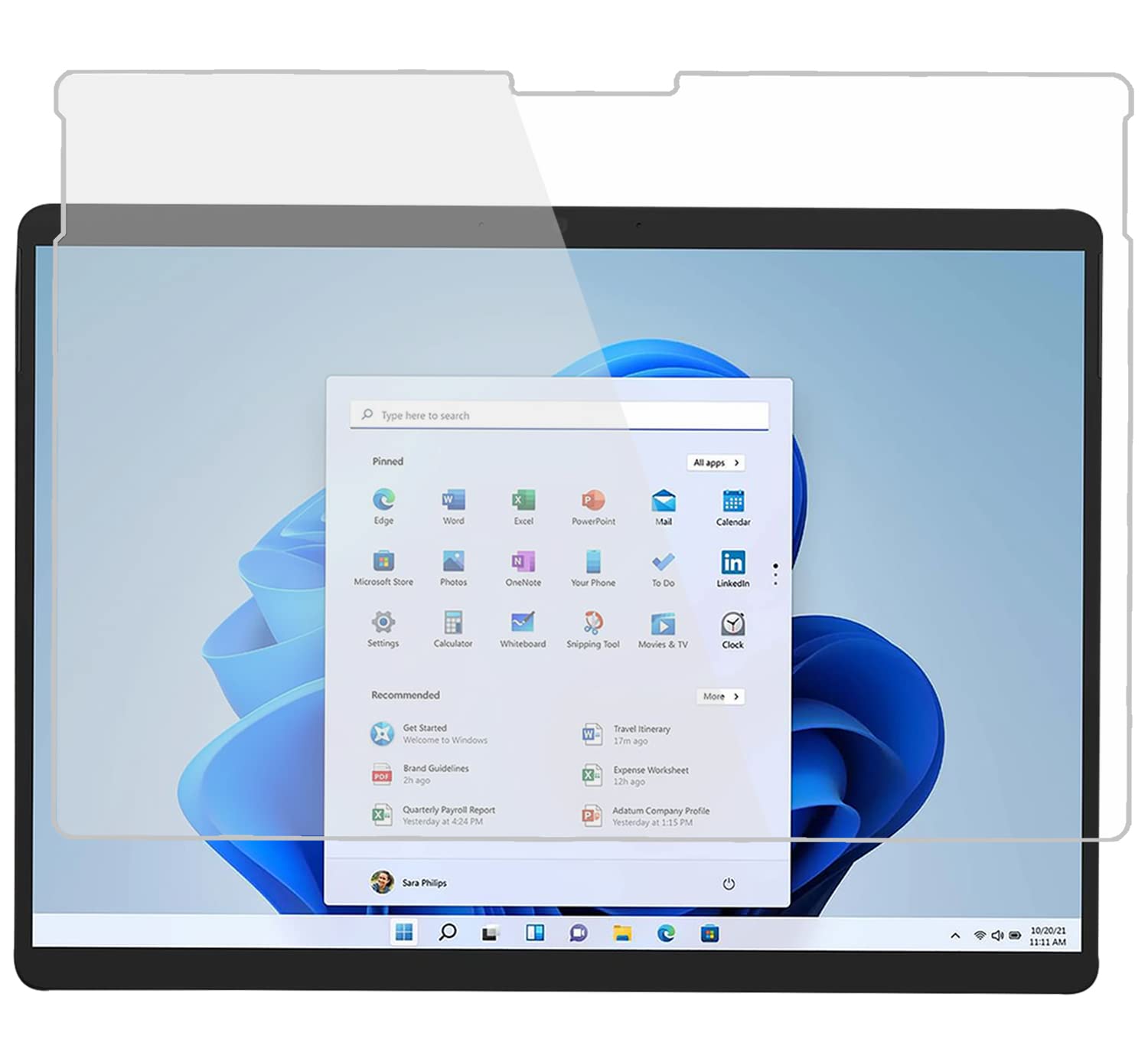 Tough Lee Tempered Glass Screen Guard Protector for Microsoft Surface Pro 9 2022 / Surface Pro 9 5G / Surface Pro 8 and Surface X 13 (13" inch) (Transparent) (with Easy Installation Kit) (B0BZPVGPVK) Amazon Price History, Amazon Price Tracker