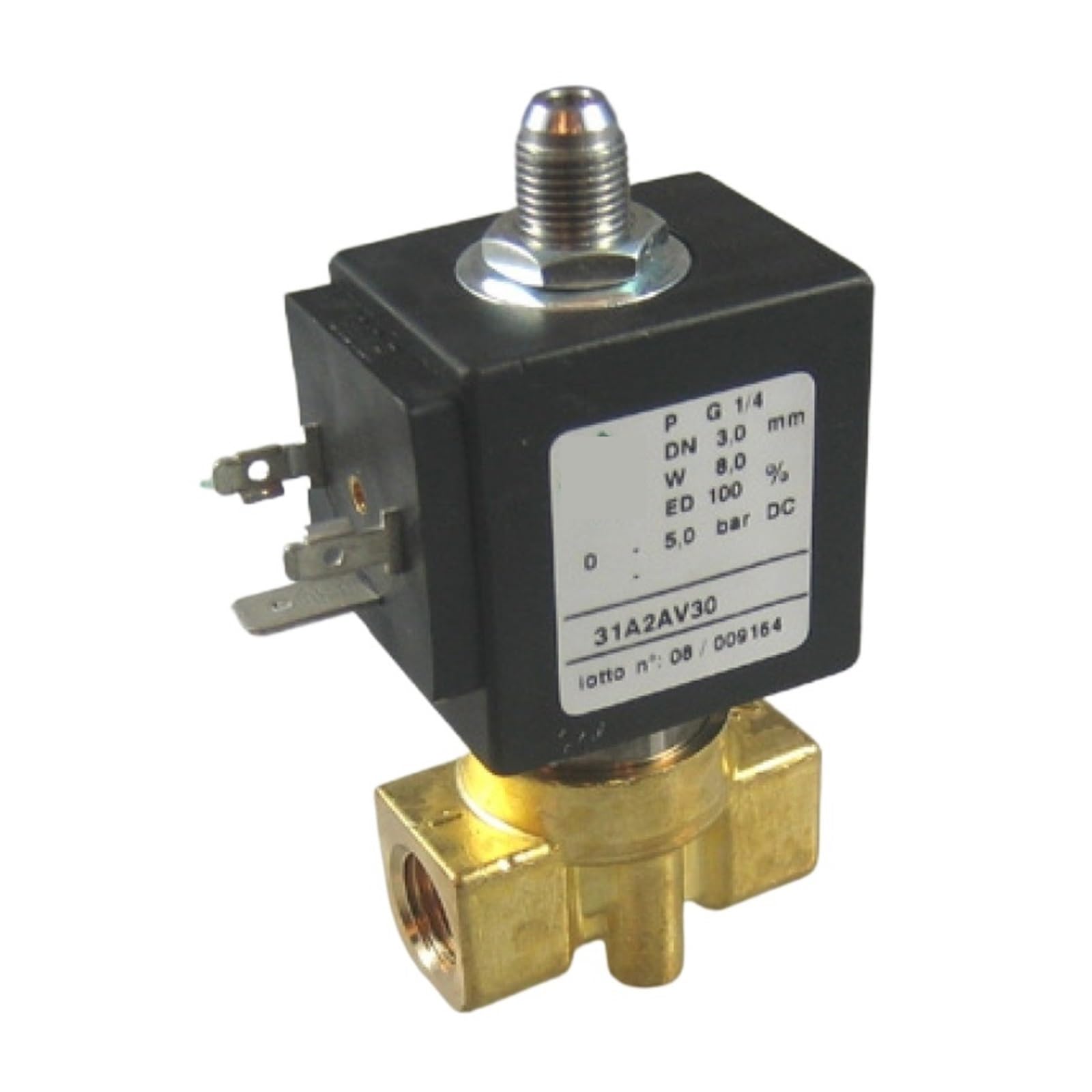Hbdcrjge One Color Three-Way Solenoid Valve 31A2av30 1/4(Onecolor)