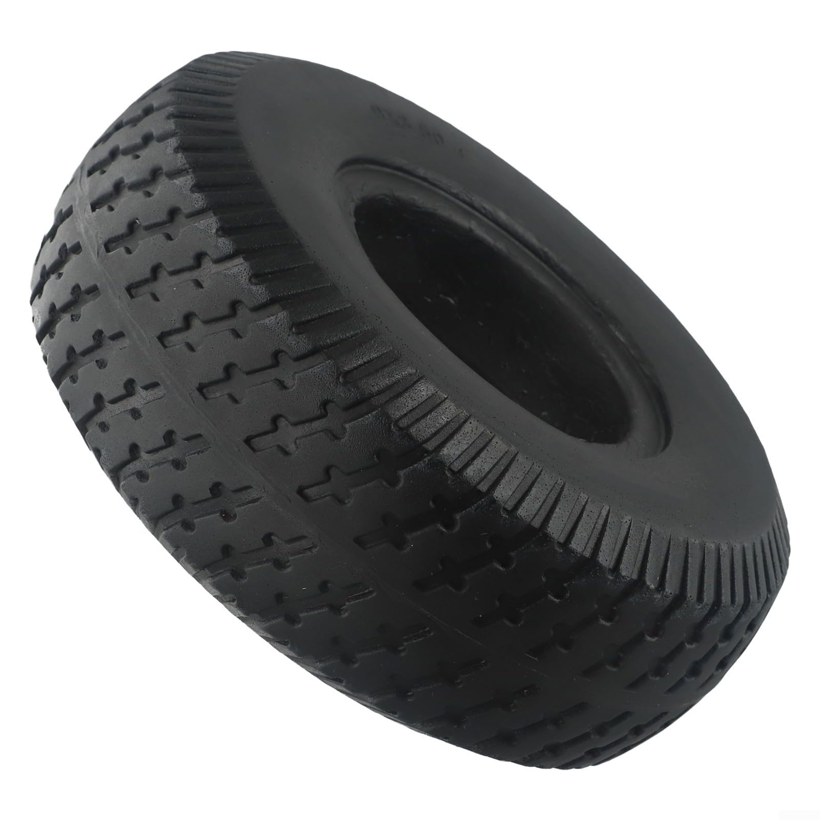 Neumático sólido de 9 x 3.50-4 de 9 pulgadas para vehículo eléctrico, scooter, triciclo, sin inflado, neumático de goma diseñado para uso a largo plazo y agarre fiable