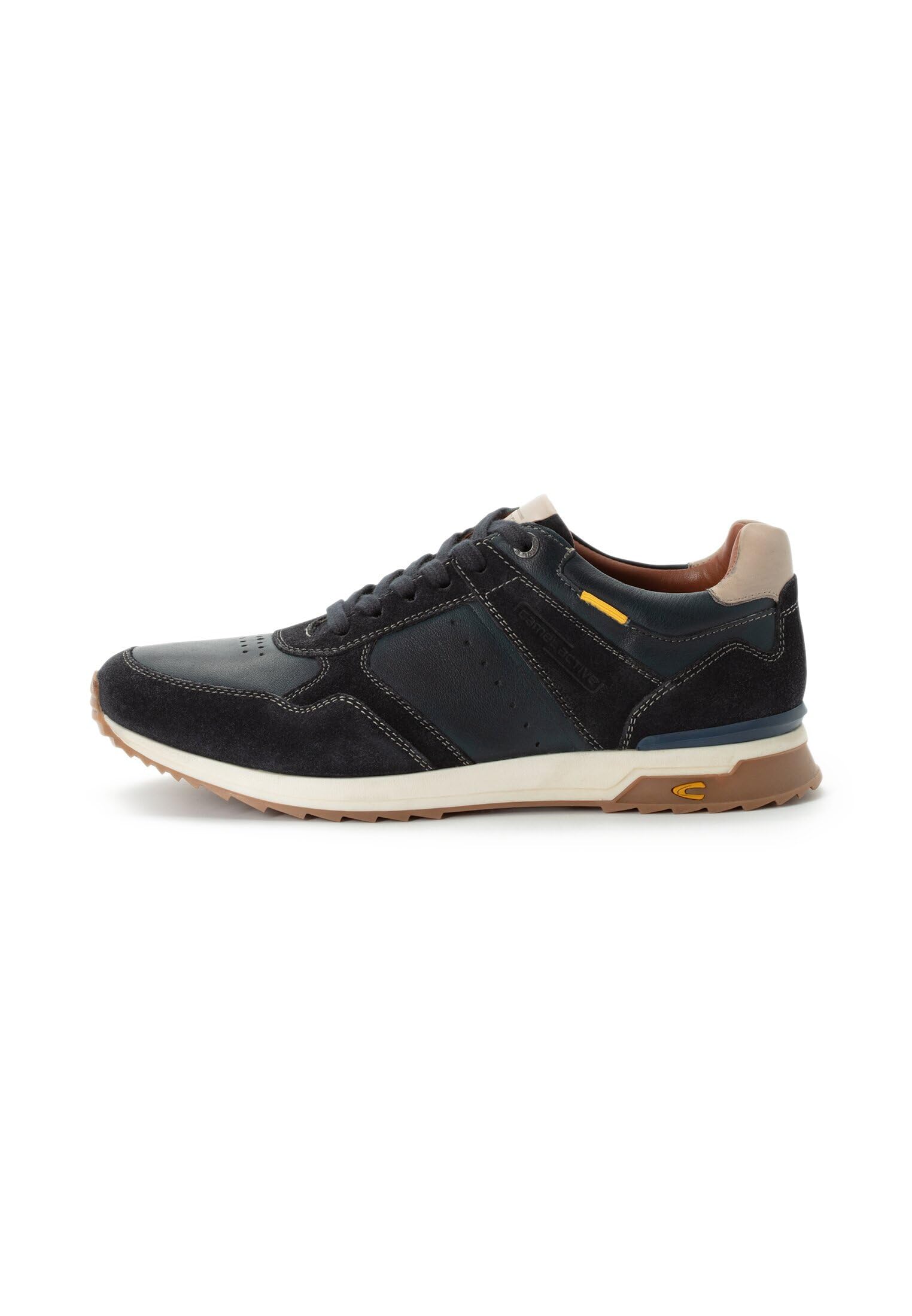 camel active Schnürhalbschuhe Mokassins – Navy/Weiß, 42 EU
