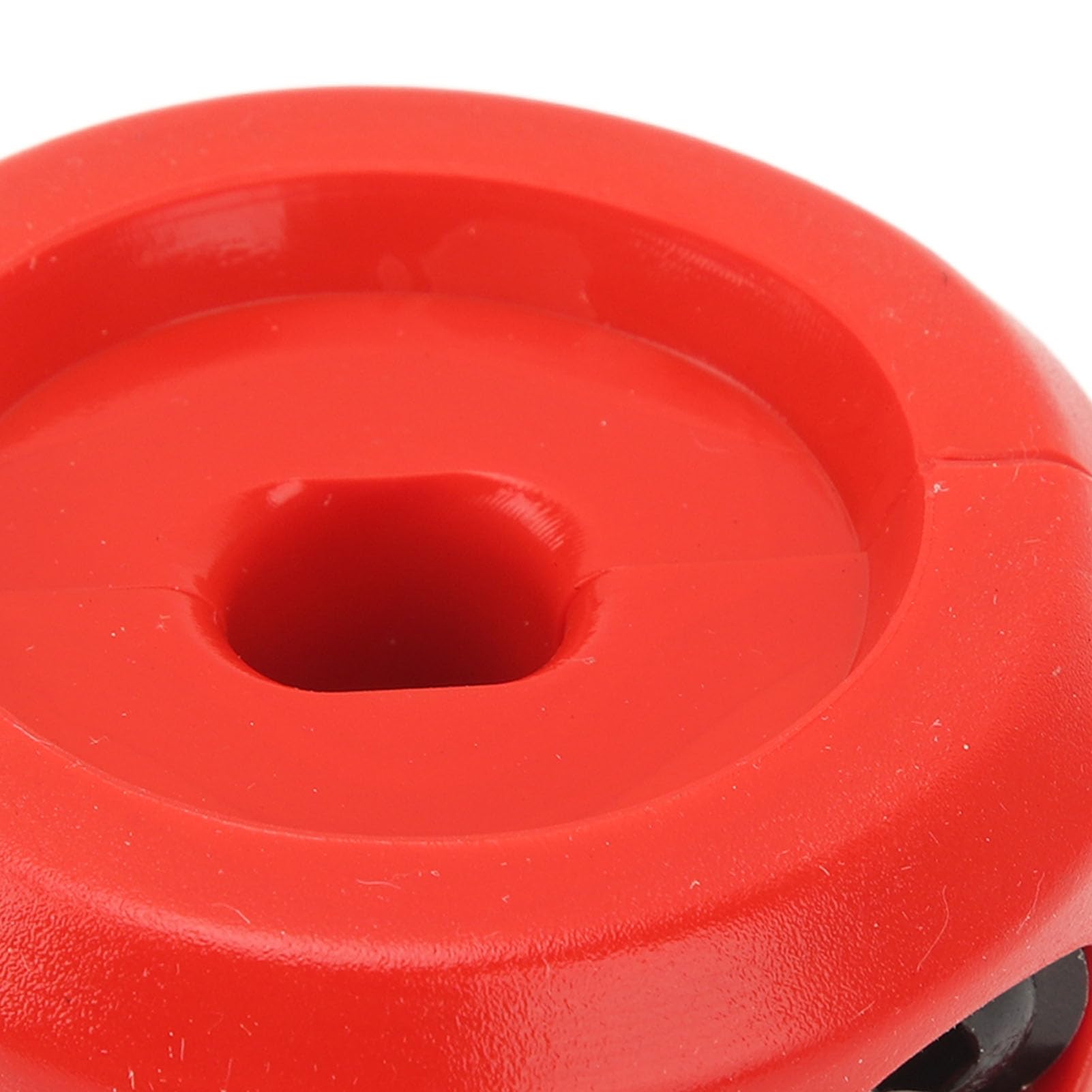 Gancho de cable de cabrestante de goma con tornillos y tuercas de acero inoxidable para ATV, UTV, SUV, ORV, cuerda de cabrestante sintética (rojo)