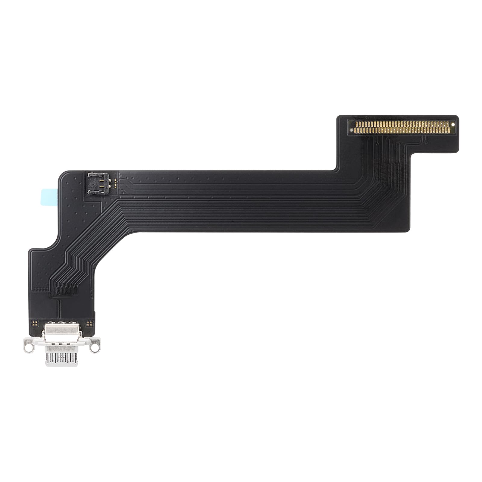 Charging Port Replacement for iPad 2022 10.9-inch Charge Dock Connector Flex Cable Assembly for iPad 10th Gen Charger Board Replacement Fit for Wi-Fi Version Model: A2696 (White)