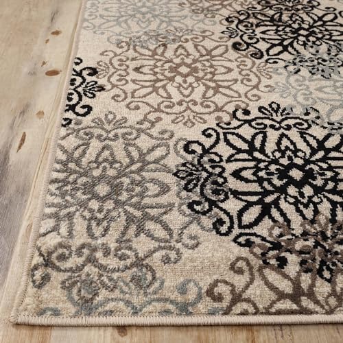 Tapete decorativo Superior Indoor 3' x 5' Beige miniatura 3